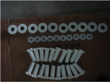 Bolts for gear box,star rings,screw for discharge block